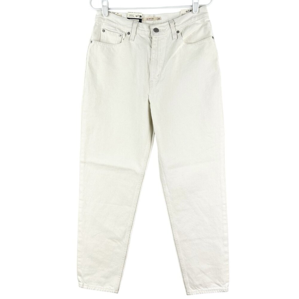 Levi's High Rise Mom Jeans - Ecru (off white)